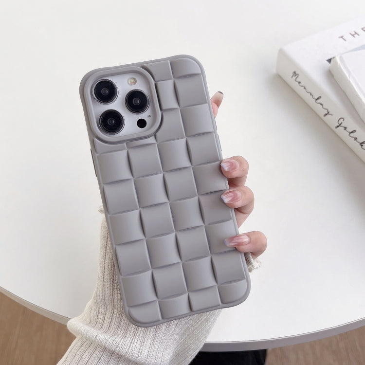 3D Cube Weave Texture Skin Feel Phone Case, For iPhone 14 Plus, For iPhone 13 Pro Max, For iPhone 13 Pro