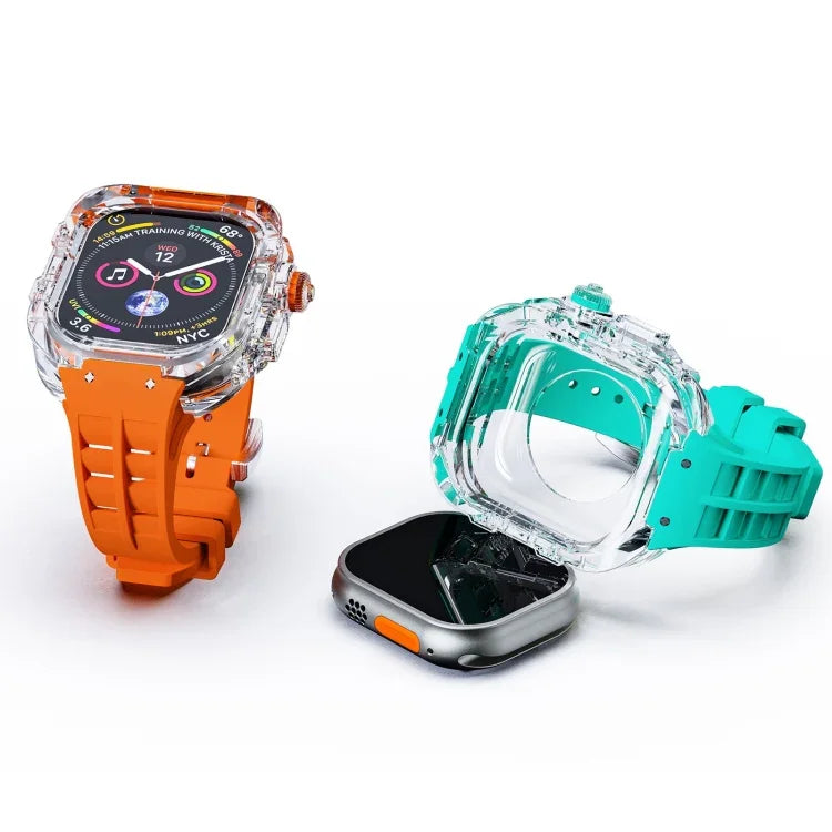 Transparentes Armband aus Fluorkautschuk für Apple Watch Ultra 3 / 2 / 1 (49 mm)