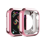 Schutzhülle aus beschichtetem TPU mit runden Aussparungen, passend für Apple Watch Series 6 / 5 / 4 / SE 2025 / 2023 / 2022 (40 mm) und Apple Watch Series 3, 2 und 1 (42 mm).