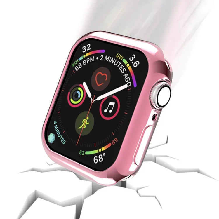 Schutzhülle aus beschichtetem TPU mit runden Aussparungen, passend für Apple Watch Series 6 / 5 / 4 / SE 2025 / 2023 / 2022 (40 mm) und Apple Watch Series 3, 2 und 1 (42 mm).