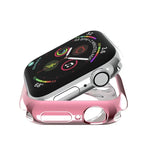 Schutzhülle aus beschichtetem TPU mit runden Aussparungen, passend für Apple Watch Series 6 / 5 / 4 / SE 2025 / 2023 / 2022 (40 mm) und Apple Watch Series 3, 2 und 1 (42 mm).