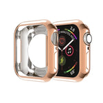 Schutzhülle aus beschichtetem TPU mit runden Aussparungen, passend für Apple Watch Series 6 / 5 / 4 / SE 2025 / 2023 / 2022 (40 mm) und Apple Watch Series 3, 2 und 1 (42 mm).