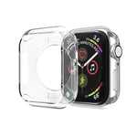 Schutzhülle aus beschichtetem TPU mit runden Aussparungen, passend für Apple Watch Series 6 / 5 / 4 / SE 2025 / 2023 / 2022 (40 mm) und Apple Watch Series 3, 2 und 1 (42 mm).