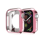 Schutzhülle aus beschichtetem TPU mit runden Aussparungen, passend für Apple Watch Series 6 / 5 / 4 / SE 2025 / 2023 / 2022 (40 mm) und Apple Watch Series 3, 2 und 1 (42 mm).