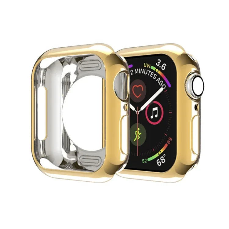 Schutzhülle aus beschichtetem TPU mit runden Aussparungen, passend für Apple Watch Series 6 / 5 / 4 / SE 2025 / 2023 / 2022 (40 mm) und Apple Watch Series 3, 2 und 1 (42 mm).