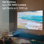 MECOOL KP1 1920x1080P 700ANSI Lumen Tragbarer Mini LCD Smart Beamer, KP1