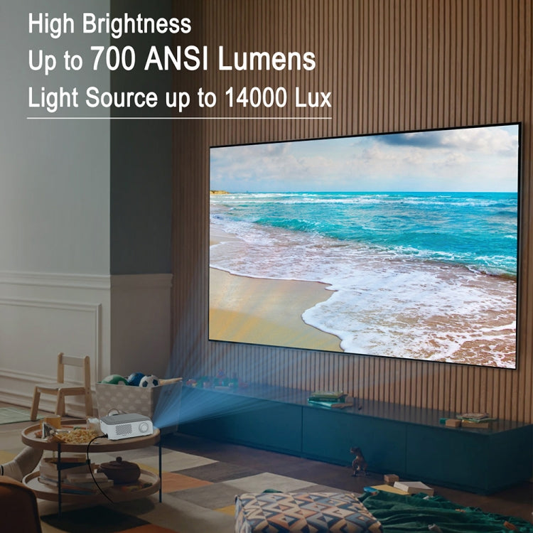 MECOOL KP1 1920x1080P 700ANSI Lumen Tragbarer Mini LCD Smart Beamer, KP1