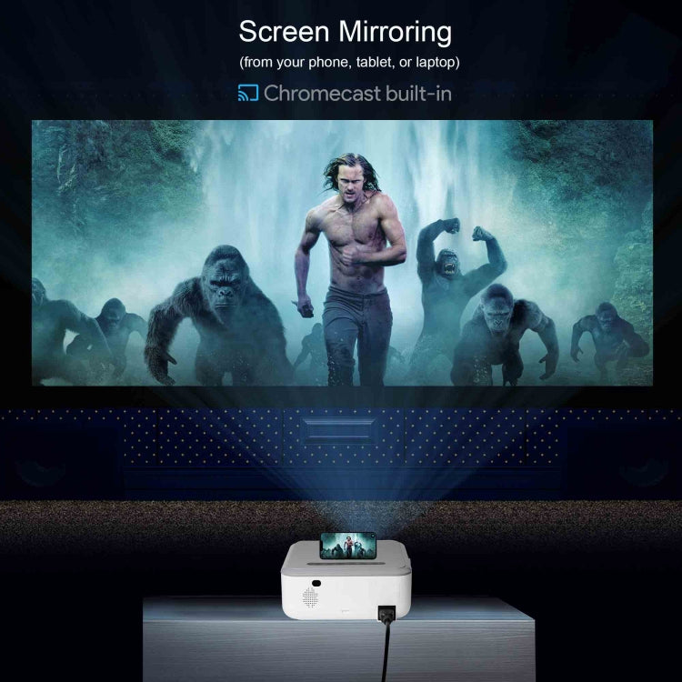 MECOOL KP1 1920x1080P 700ANSI Lumen Tragbarer Mini LCD Smart Beamer, KP1