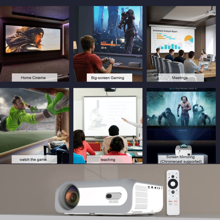 MECOOL KP1 1920x1080P 700ANSI Lumen Tragbarer Mini LCD Smart Beamer, KP1