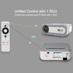 MECOOL KP1 1920x1080P 700ANSI Lumen Tragbarer Mini LCD Smart Beamer, KP1