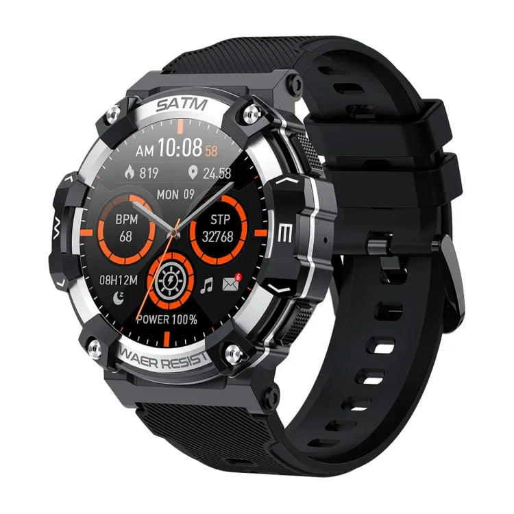 PG666 Smartwatch mit 1,39-Zoll-TFT-Bildschirm, Bluetooth-Anruffunktion und Unterstützung für Herzfrequenz- und Blutdruckmessung