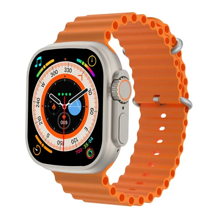S800 Ultra Max Smartwatch mit 1,96-Zoll-TFT-Bildschirm, unterstützt Herzfrequenz- und Blutdruckmessung