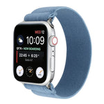 Elastic Nylon Braid Watch Band, For Apple Watch Series 8&7 45mm, For Apple Watch Series 8&7 41mm