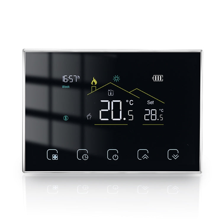 BHT-8000RF-VA- GBCW Kabelloser Smart LED Bildschirm Thermostat mit WiFi, Spezifikation: Elektrisch / Kesselheizung, Elektrische Heizung, Elektrische Kesselheizung, Kesselheizung, Wasserheizung, Wasserkraftheizung, Wasser-Kesselheizung