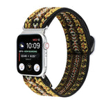 Buckle Elastic Nylon Watch Band, For Apple Watch Series 8&7 45mm, For Apple Watch Series 8&7 41mm
