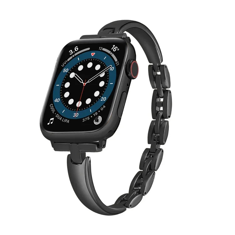 Metallarmband mit Kette, passend für Apple Watch Series 8 &amp; 7 (45 mm und 41 mm)