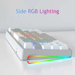 AULA F3261 Typ-C Kabelgebundene Hot-Swap-fähige Mechanische RGB-Tastatur mit 61 Tasten