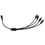 DC-Buchse auf DC-Stecker Verlängerungskabel, 0,37 m 4-fach, 0,42 m 8-fach, 0,37 m 6-fach, 0,37 m 3-fach, 0,5 m 16-fach