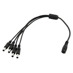 DC-Buchse auf DC-Stecker Verlängerungskabel, 0,37 m 4-fach, 0,42 m 8-fach, 0,37 m 6-fach, 0,37 m 3-fach, 0,5 m 16-fach