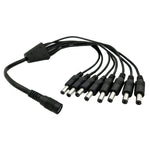 DC-Buchse auf DC-Stecker Verlängerungskabel, 0,37 m 4-fach, 0,42 m 8-fach, 0,37 m 6-fach, 0,37 m 3-fach, 0,5 m 16-fach