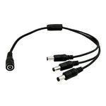 DC-Buchse auf DC-Stecker Verlängerungskabel, 0,37 m 4-fach, 0,42 m 8-fach, 0,37 m 6-fach, 0,37 m 3-fach, 0,5 m 16-fach
