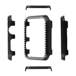 Schutzhülle aus Aluminiumlegierung mit Diamanten, passend für Apple Watch Series 9/8/7 (45 mm), Apple Watch Series SE 2025, SE 2, SE 6, SE 5 und SE 4 (44 mm), Apple Watch Series 3, SE 2 und SE 1 (42 mm), Apple Watch Series 9/8/7 (41 mm)...