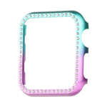 Schutzhülle aus Aluminiumlegierung mit Diamanten, passend für Apple Watch Series 9/8/7 (45 mm), Apple Watch Series SE 2025, SE 2, SE 6, SE 5 und SE 4 (44 mm), Apple Watch Series 3, SE 2 und SE 1 (42 mm), Apple Watch Series 9/8/7 (41 mm)...