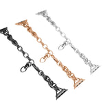 Metall Ripple Twist Kettenarmband, Für Apple Watch Ultra 49mm / Series 8&7 45mm / SE 2&6&SE&5&4 44mm / 3&2&1 42mm, Für Apple Watch Series 8&7 41mm / SE 2&6&SE&5&4 40mm / 3&2&1 38mm