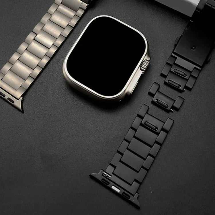 Schnell zerlegbares Titanlegierung-Armband, für Apple Watch Ultra 49mm / Series 8&7 45mm / SE 2&6&SE&5&4 44mm / 3&2&1 42mm, für Apple Watch Series 8&7 41mm / SE 2&6&SE&5&4 40mm / 3&2&1 38mm
