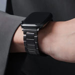 Schnell zerlegbares Titanlegierung-Armband, für Apple Watch Ultra 49mm / Series 8&7 45mm / SE 2&6&SE&5&4 44mm / 3&2&1 42mm, für Apple Watch Series 8&7 41mm / SE 2&6&SE&5&4 40mm / 3&2&1 38mm