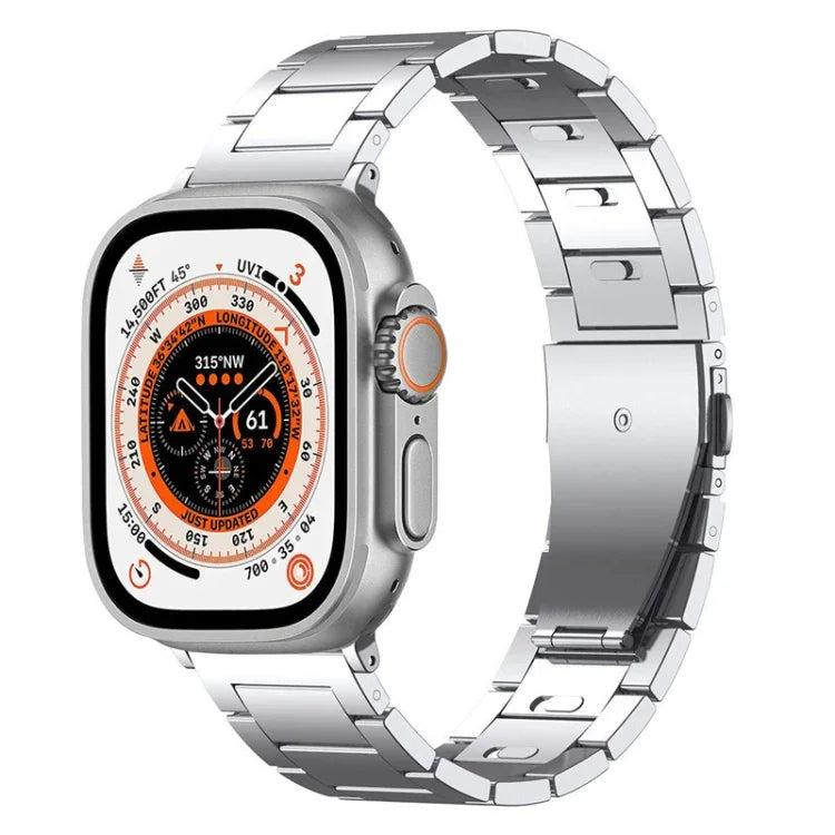 Schnell zerlegbares Titanlegierung-Armband, für Apple Watch Ultra 49mm / Series 8&7 45mm / SE 2&6&SE&5&4 44mm / 3&2&1 42mm, für Apple Watch Series 8&7 41mm / SE 2&6&SE&5&4 40mm / 3&2&1 38mm