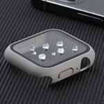 Shockproof PC+Tempered Glass Watch Protective Case, For Apple Watch Series 9 / 8 / 7 41mm, For Apple Watch Series 9 / 8 / 7 45mm