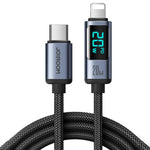 JOYROOM S-CL020A16 20W USB-C / Type-C auf 8 Pin Digitalanzeige Schnelllade-Datenkabel, Type-C auf 8 Pin
