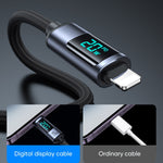 JOYROOM S-CL020A16 20W USB-C / Type-C auf 8 Pin Digitalanzeige Schnelllade-Datenkabel, Type-C auf 8 Pin