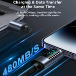 JOYROOM S-CL020A16 20W USB-C / Type-C auf 8 Pin Digitalanzeige Schnelllade-Datenkabel, Type-C auf 8 Pin