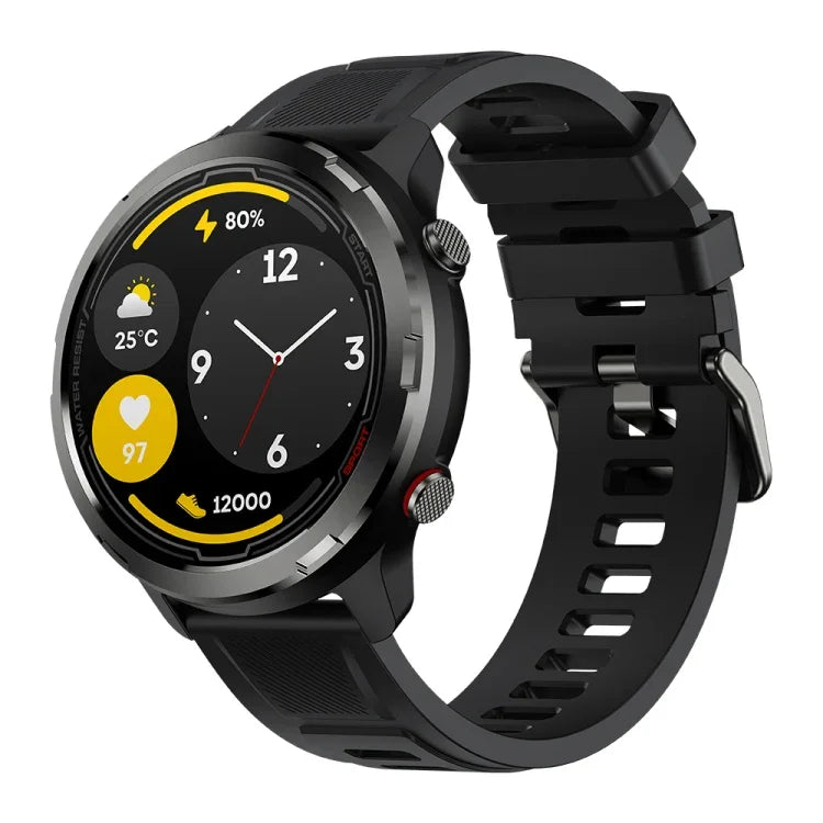 Zeblaze Stratos 2 Lite 1,32 Zoll IPS-Bildschirm, 5 ATM wasserdichte GPS-Smartwatch, unterstützt Herzfrequenzmessung / Sportmodus, Stratos 2 Lite