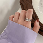 S925 Sterling Silber Damen-Kombinationsring im coolen Stil, J286, J781, J759, J797, J758, J242, J1109, J1071, J1096, J1110, J789, J1717, J1740, J224, J449, J341, J443, J1644, J005, J282, J623, J1658, J406, J1454, J815