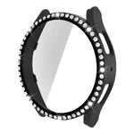 Einreihiges Diamant-Gehäuse aus Polycarbonat und gehärtetem Glas, für Samsung Galaxy Watch5 44 mm