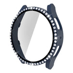 Einreihiges Diamant-Gehäuse aus Polycarbonat und gehärtetem Glas, für Samsung Galaxy Watch5 44 mm