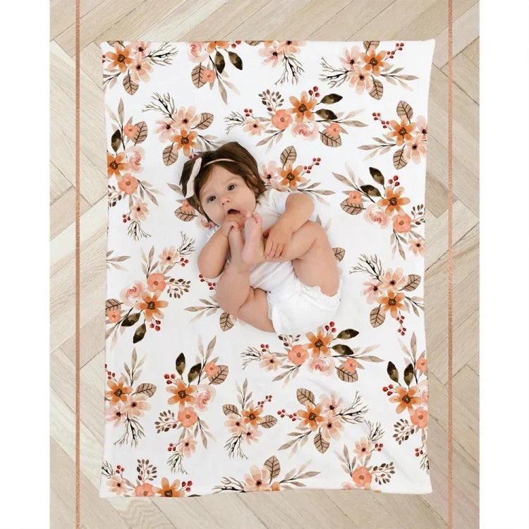Neugeborenes Baby Dreiteiliges Pucktuch Mütze Stirnband