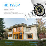 ESCAM PVR007 3MP Smart HD WiFi-Kamera mit Unterstützung für Vollfarb-Nachtsicht, Bewegungserkennung, akustischen Alarm und TF-Karte, PVR007