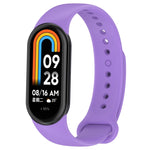 Solid Color Silicone Plug Replacement Watch Band, For Xiaomi Mi Band 8