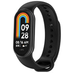 Solid Color Stainless Steel Plug Replacement Watch Band, For Xiaomi Mi Band 8