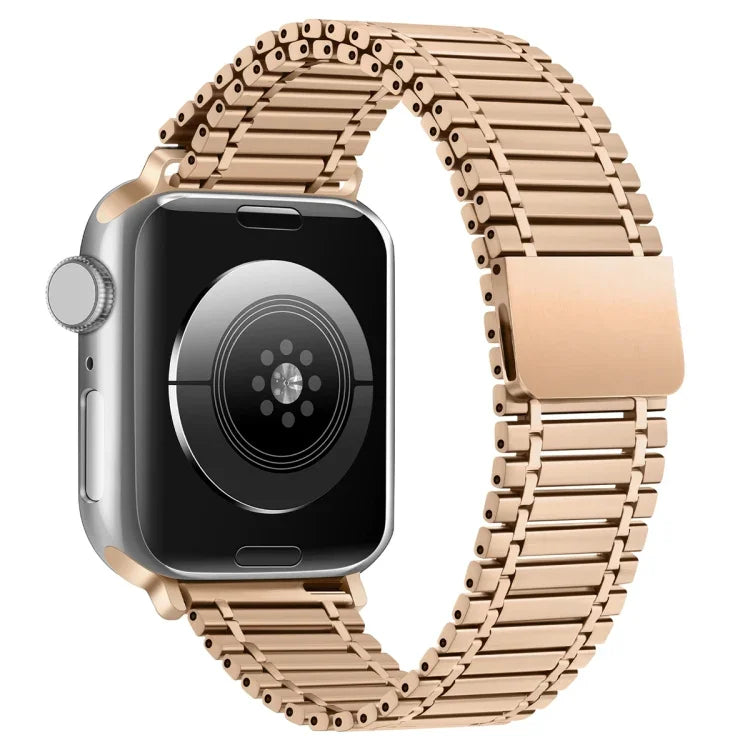 Kettenmagnet-Edelstahlarmband, Für Apple Watch Series 8&7 41mm / SE 2&6&SE&5&4 40mm / 3&2&1 38mm, Für Apple Watch Ultra 49mm / Series 8&7 45mm / SE 2&6&SE&5&4 44mm / 3&2&1 42mm