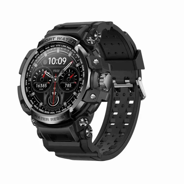 LC16 1,32 Zoll IP68 wasserdichte Sport-Smartwatch für Outdoor-Aktivitäten, unterstützt Bluetooth-Anrufe und Herzfrequenzmessung