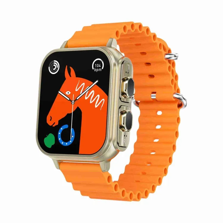 N22 2-in-1 1,96 Zoll HD-Display Sport Bluetooth-Kopfhörer Smartwatch