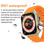 N22 2-in-1 1,96 Zoll HD-Display Sport Bluetooth-Kopfhörer Smartwatch