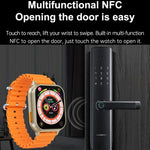 N22 2-in-1 1,96 Zoll HD-Display Sport Bluetooth-Kopfhörer Smartwatch