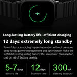 N22 2-in-1 1,96 Zoll HD-Display Sport Bluetooth-Kopfhörer Smartwatch