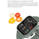 N22 2-in-1 1,96 Zoll HD-Display Sport Bluetooth-Kopfhörer Smartwatch